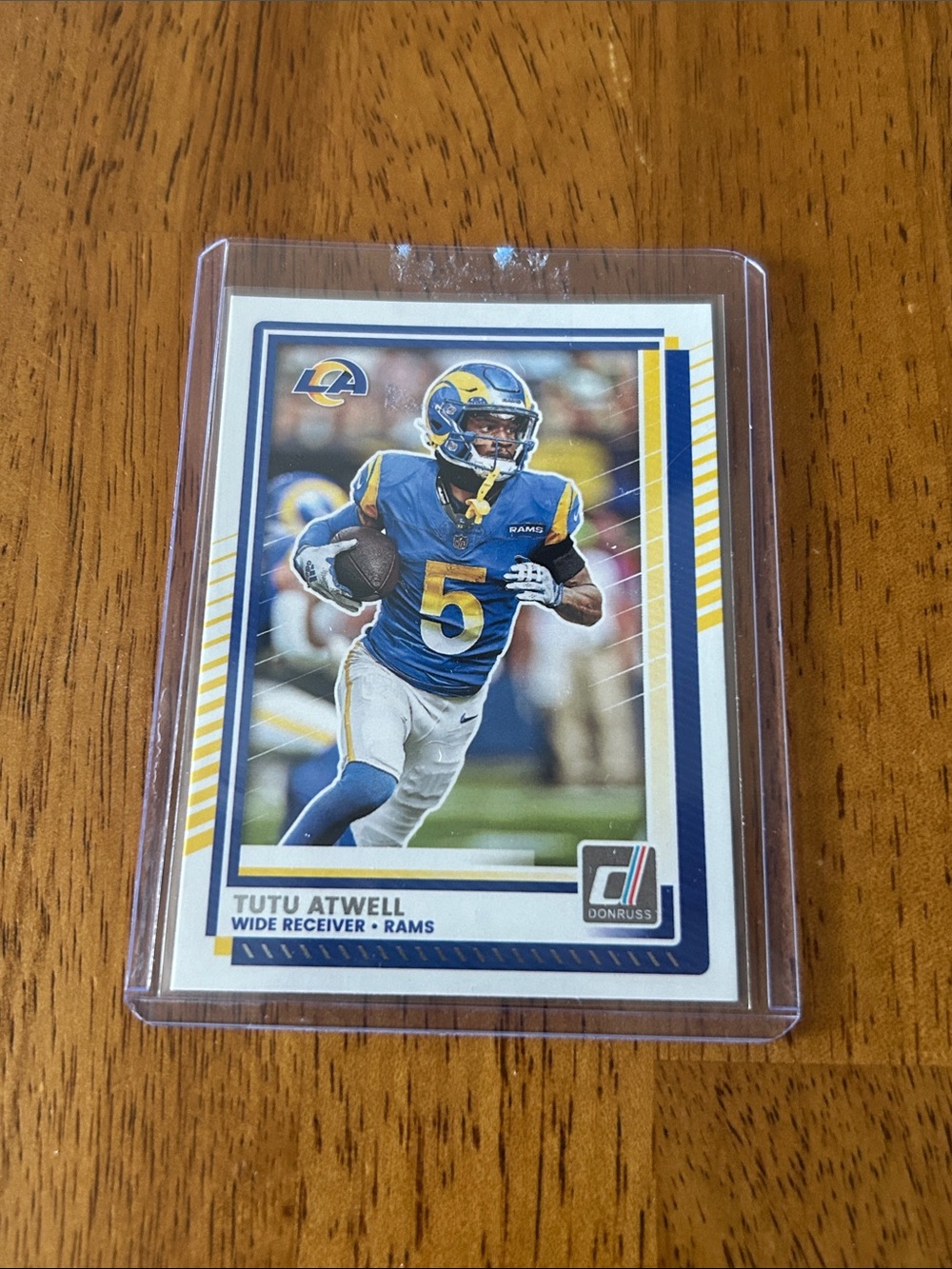 Panini Los Angeles Rams Tutu Atwell Football Card